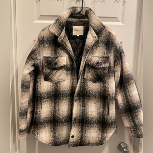 Thread and Supply plaid shacket from VICI.